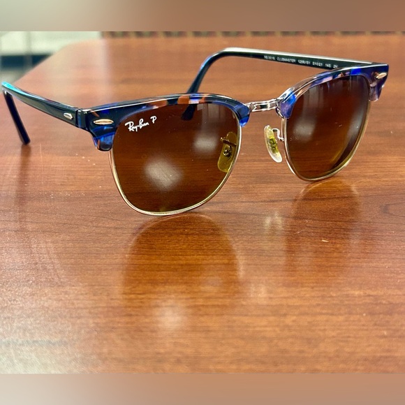 Ray-Ban Blue and Gold Men's Sunglasses FRAME - Picture 2 of 5